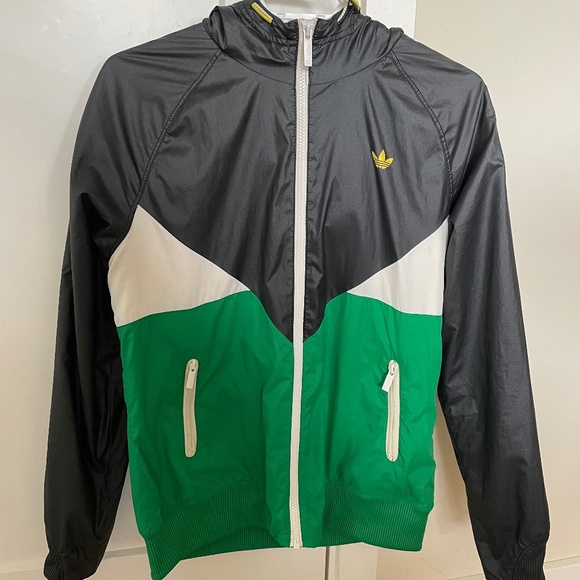 ADIDAS Original Vintage Hooded Jacket - Picture 1 of 4